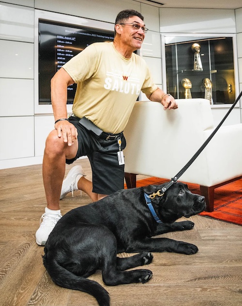 A Nfl Tem Uma Estrela De Quatro Patas Mando A Mascote Dos Washington Commanders Pit